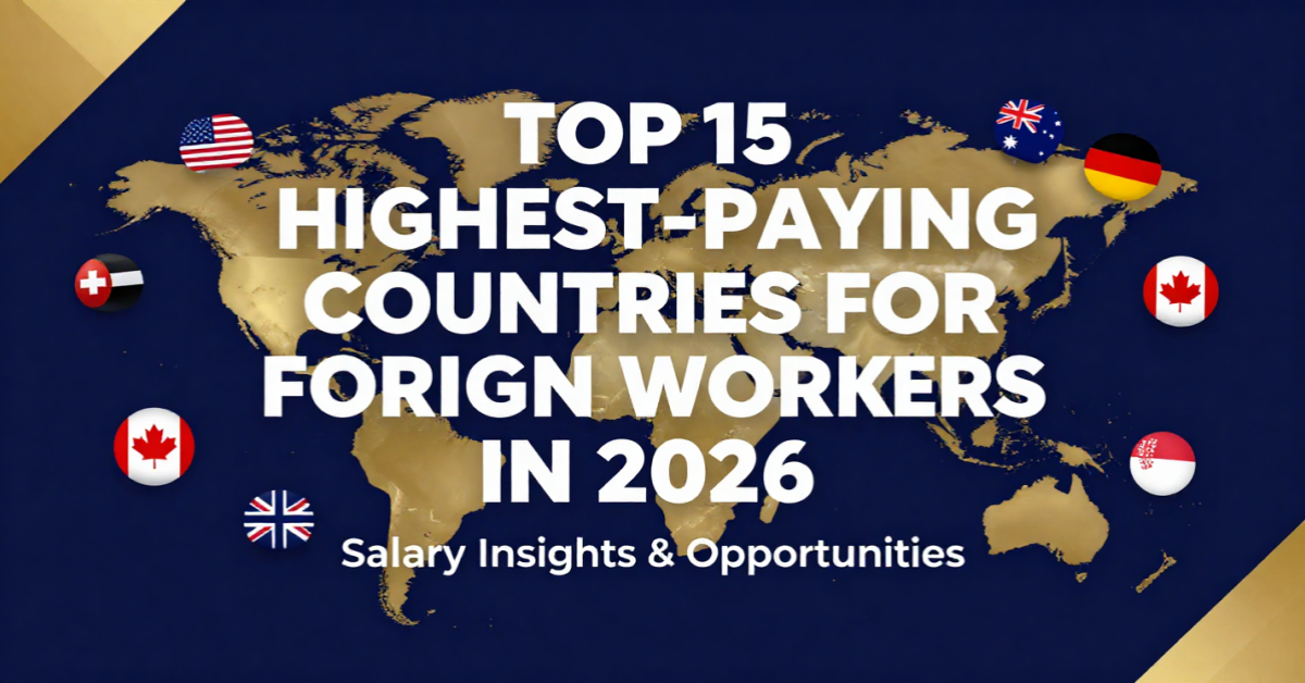Top 15 Highest Paying Countries for Foreign Workers in 2026
